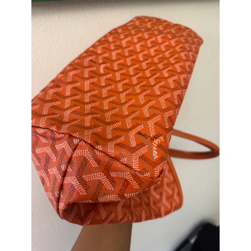 Goyard St. Louis PM Tote – Orange Canvas with Pouch - Picture 6 of 16